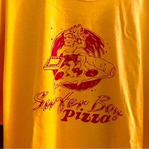 Stranger Things Surfer Boy Pizza Tee